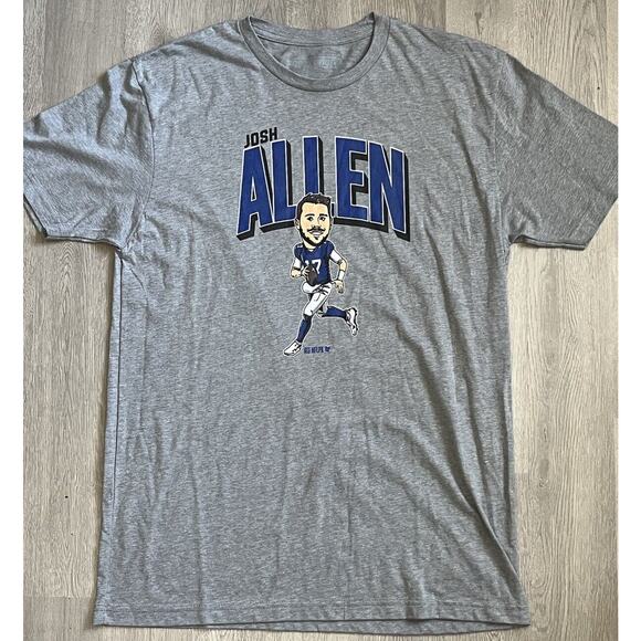 Josh Allen Logo T-Shirt Large - Picture 1 of 6
